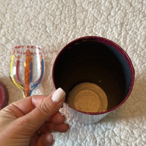 Lolita hand painted wine glass in “Happy Birthday” design, original packaging - Picture 4 of 8